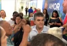 Washington Reis é recebido com muito carinho no Hospital Dr. Moacyr do Carmo e no hospital do Olho.