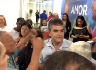 Washington Reis é recebido com muito carinho no Hospital Dr. Moacyr do Carmo e no hospital do Olho.