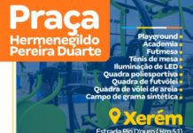 Vereador Junior Reis, prefeito e diversas autoridades, inauguram hoje dia 04 as 19hs, uma linda praça em Xerém com um complexo esportivo