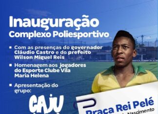 Duque de Caxias vai inaugurar praça em homenagem ao rei Pelé